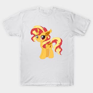 Sunset Shimmer bat pony redraw T-Shirt